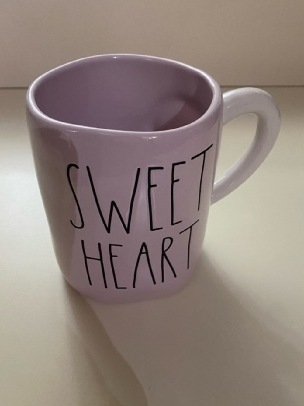 Pink "Sweet Heart" Ceramic Mug by Rae Dunn